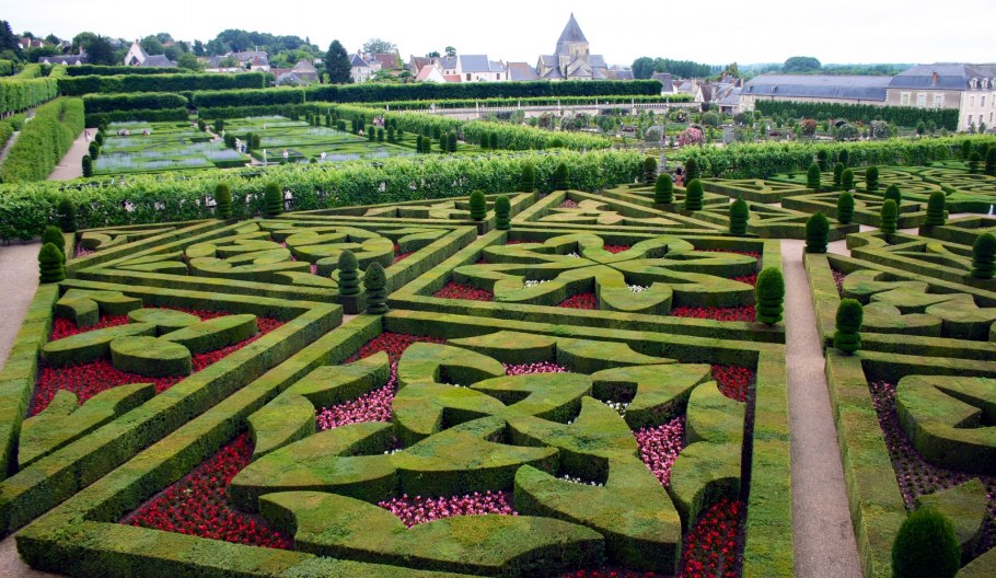 Французский сад замка Вилландри
