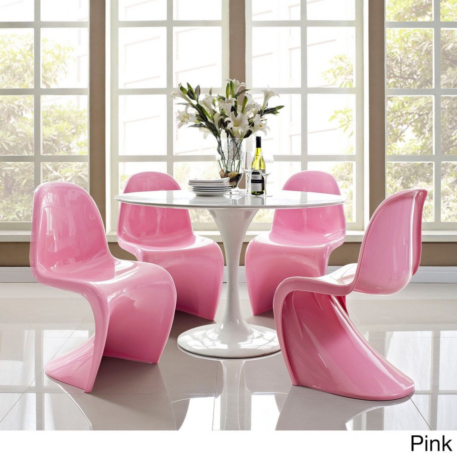 Стул Darcy White / Pink