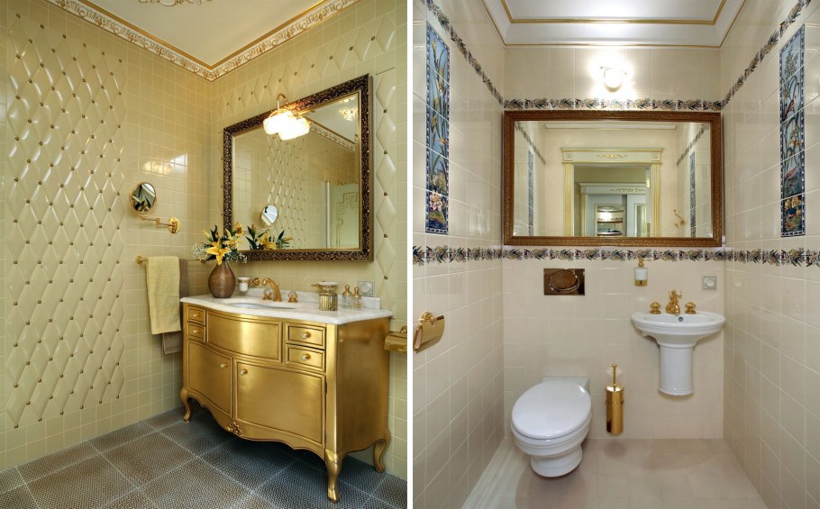 Квартира в золотом стиле