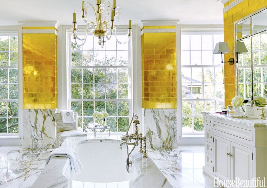 Золотая мозаика плитка