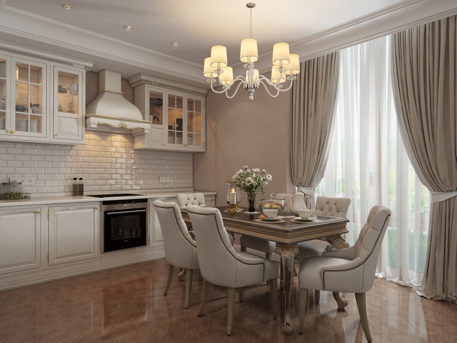 Кухня Неоклассика минт
