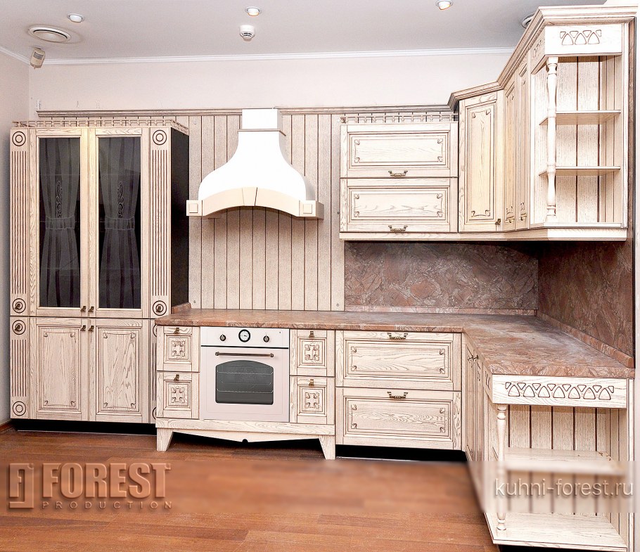 Кухня Нэнси массив ясеня