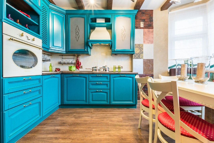 Бирюзовая кухня