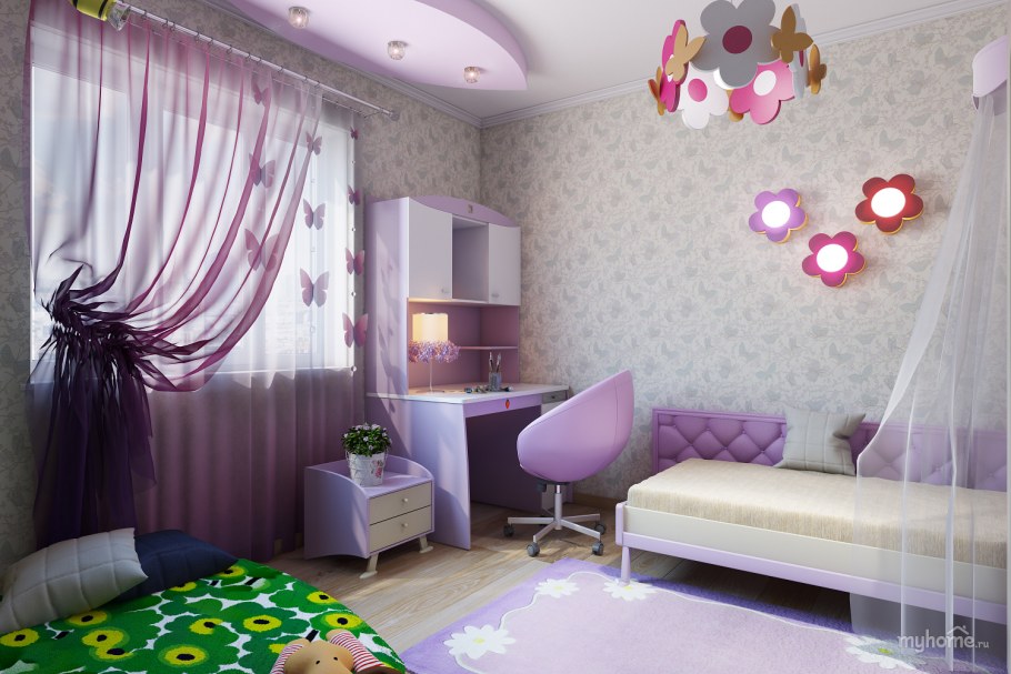 Современные обои в комнату молодой семье