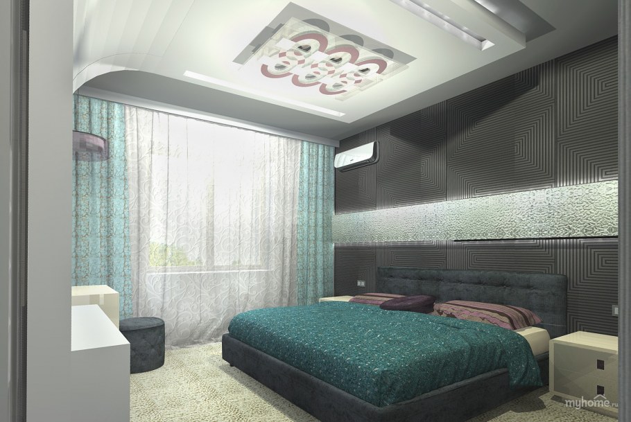 Спальня для молодой семьи рок