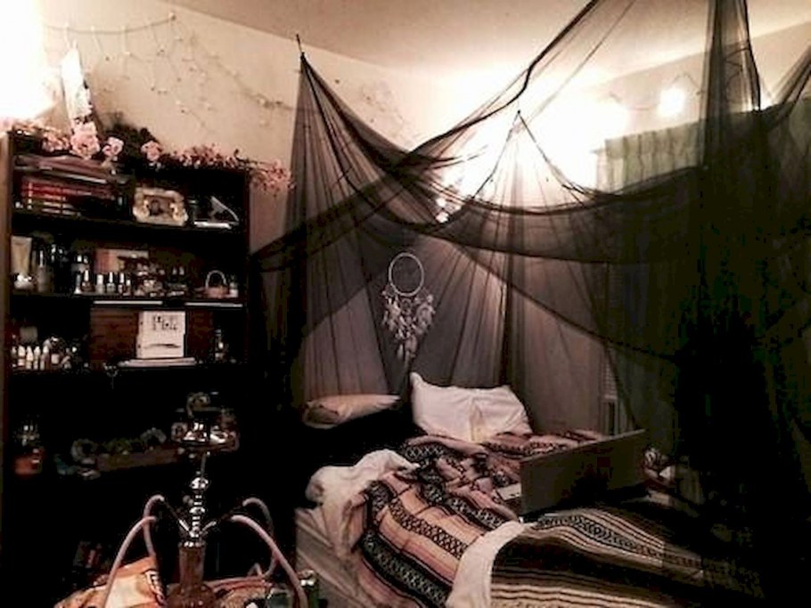 Темная спальня икеа