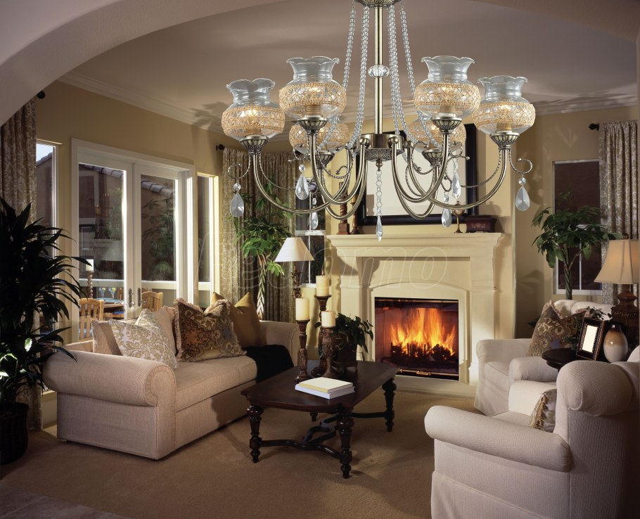 Гостиные с камином