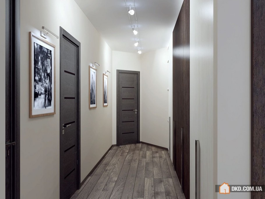 Сочетание плитки и ламината в при