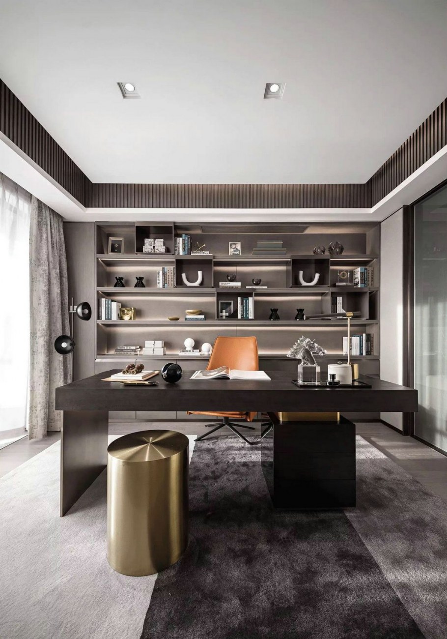 Кабинет интерьер современный