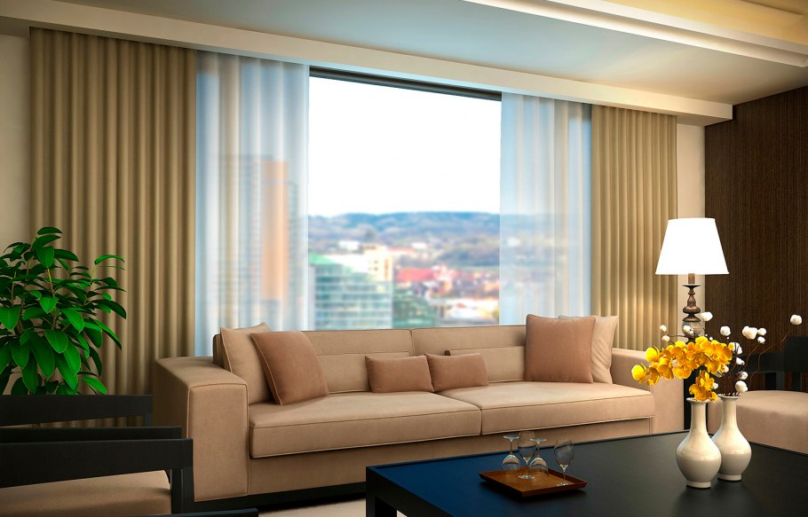 Раздвижные электрокарнизы для штор