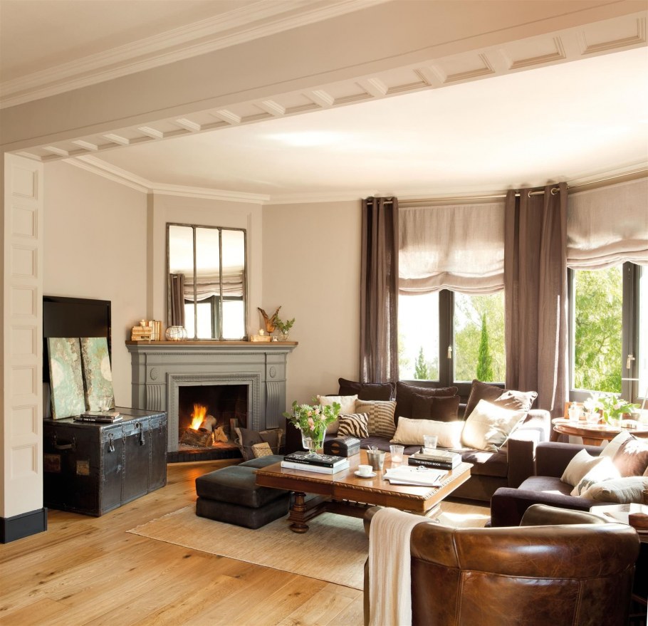 Гостиная в стиле классика