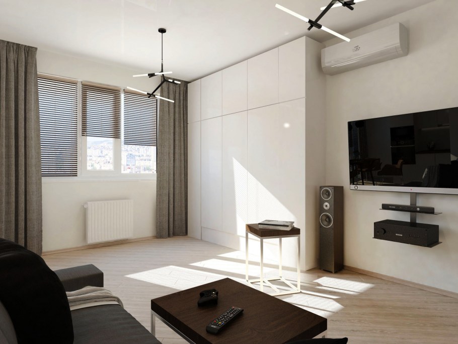 Двухкомнатная квартира в стиле лофт