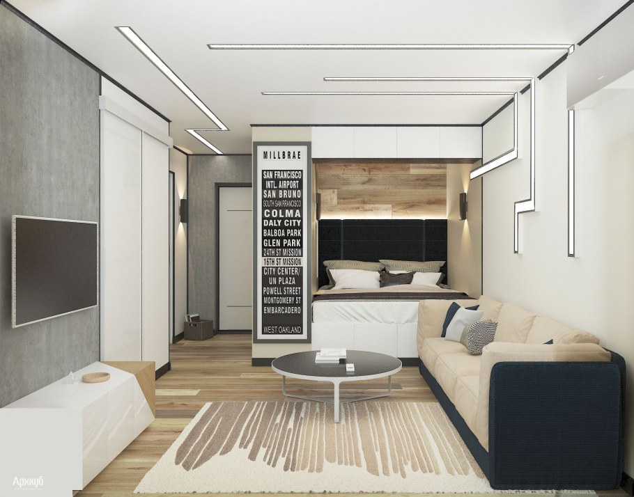 Квартира-студия для молодого человека