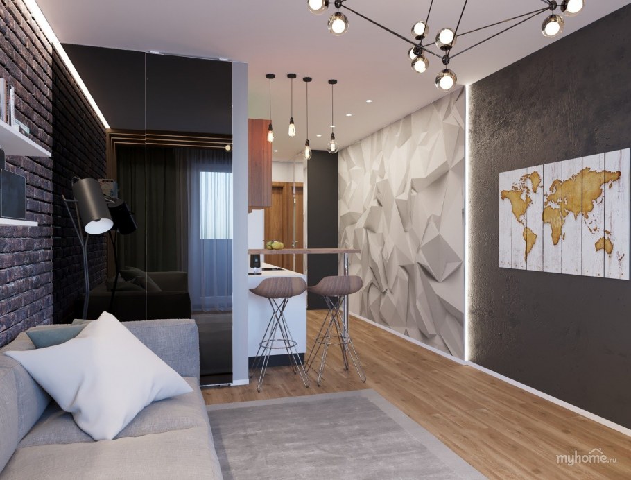 Квартира-студия для молодого человека