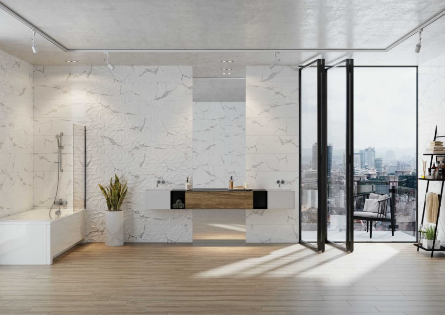 Marble trend керамогранит k-1001/LR/30x60 Calacatta