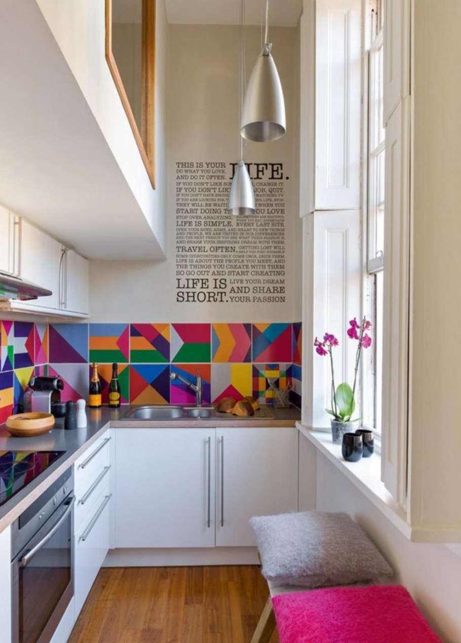 Оригинальная маленькая кухня