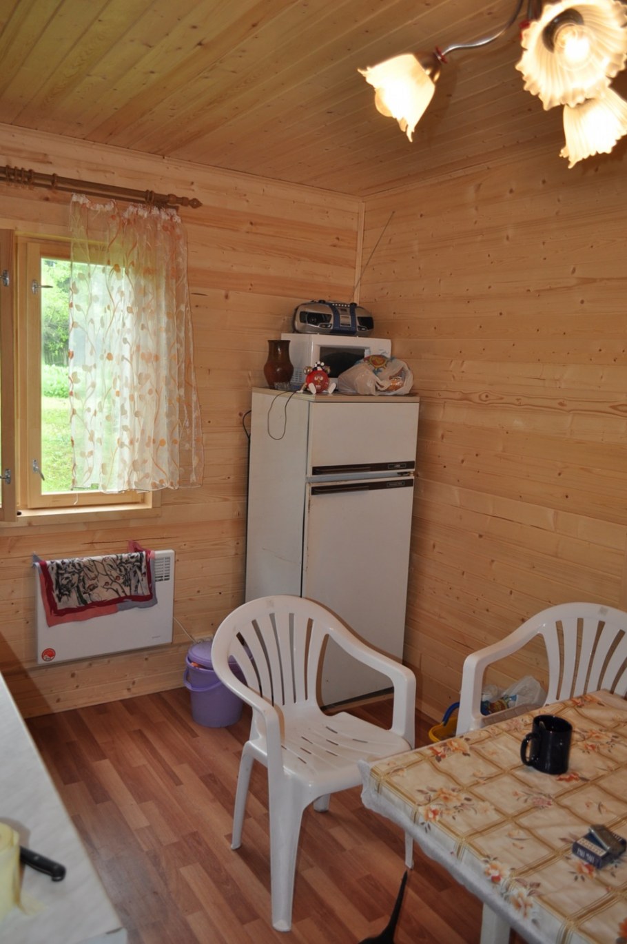 Дачная бытовка с печкой интерьер