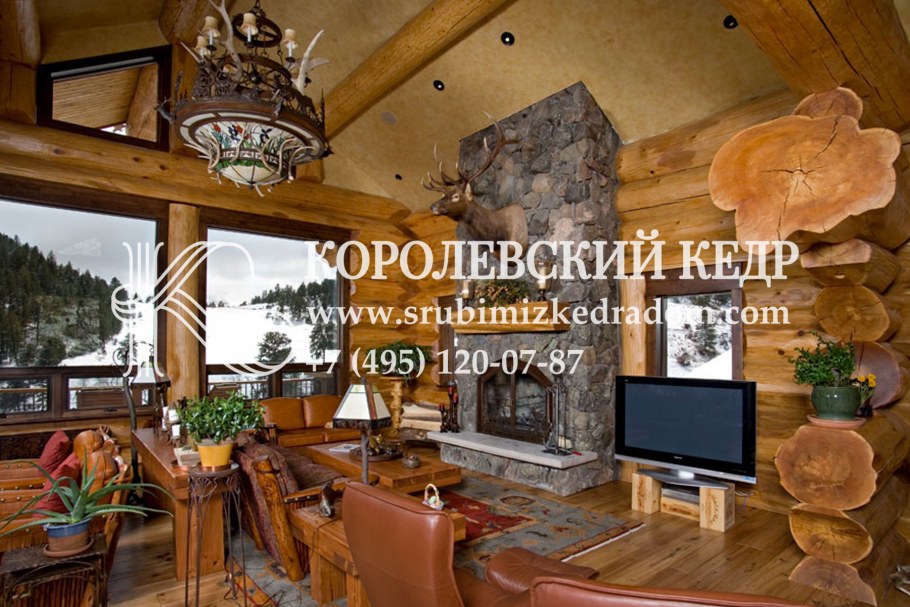 Домик в охотничьем стиле