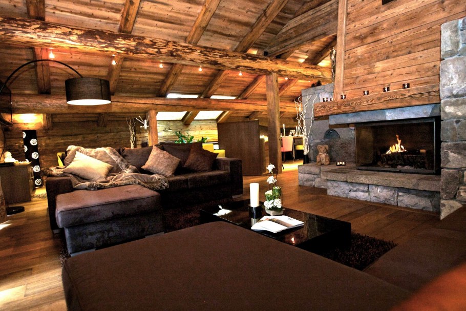 Таежный домик охотника интерьер