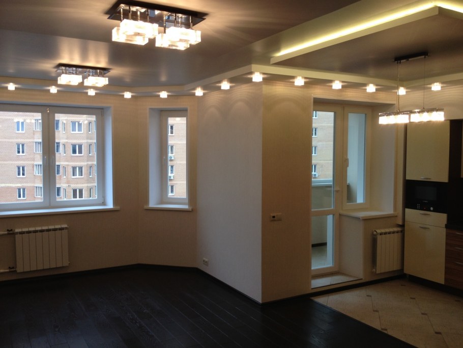 Отделочные работы потолка