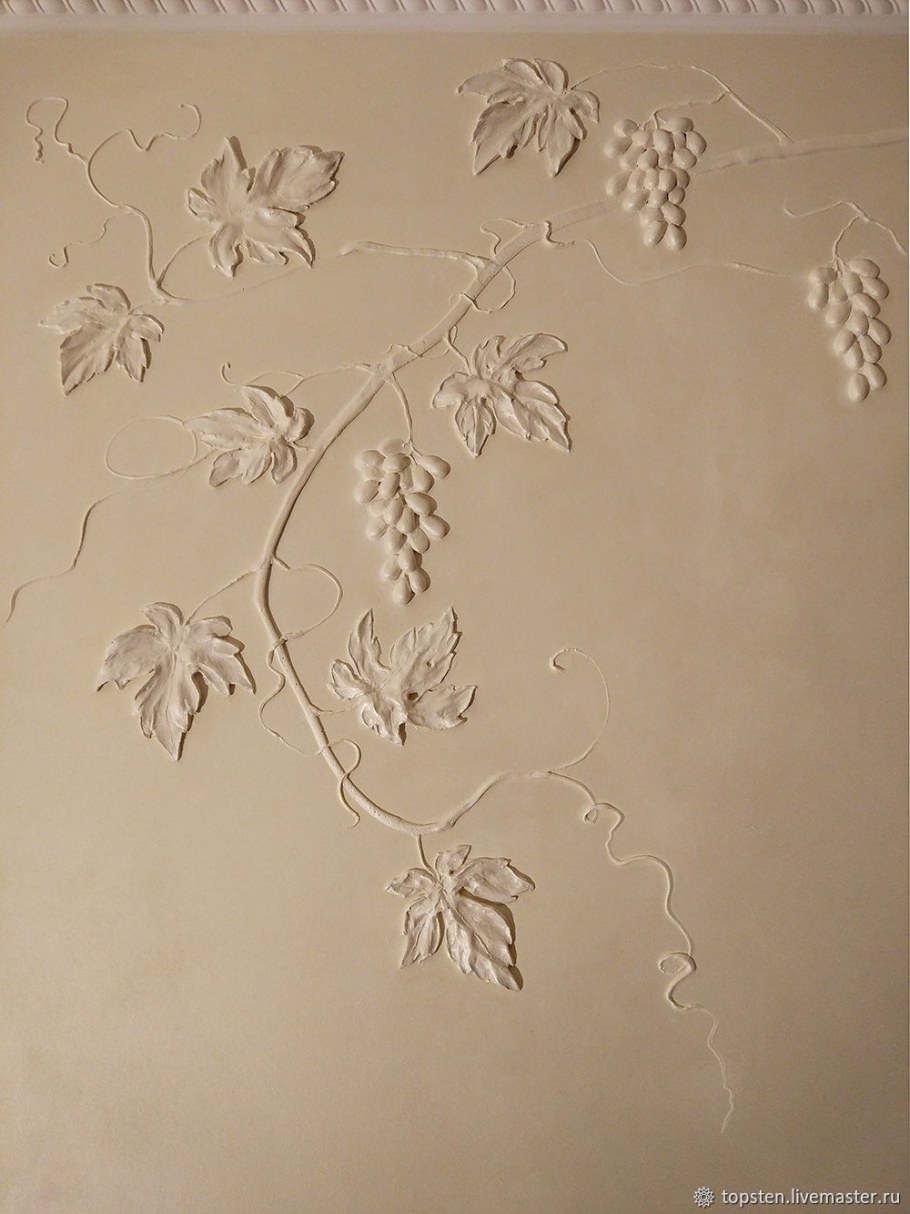 Штукатурка с орнаментом