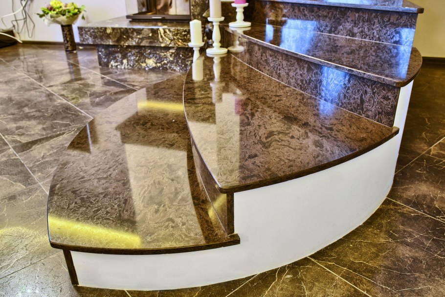 Полированный бетонный пол