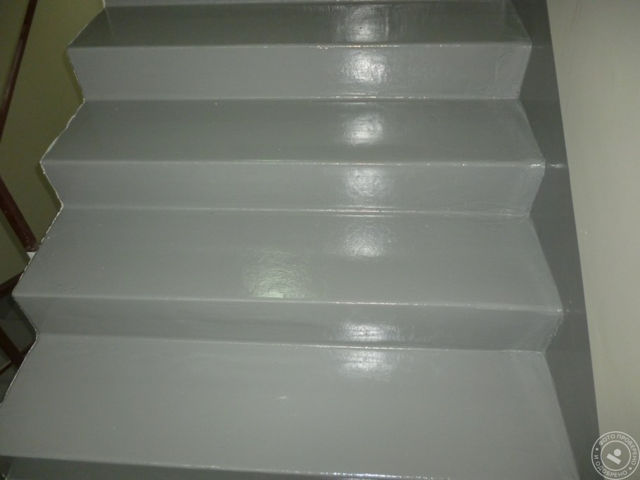 Выровнять бетонную лестницу