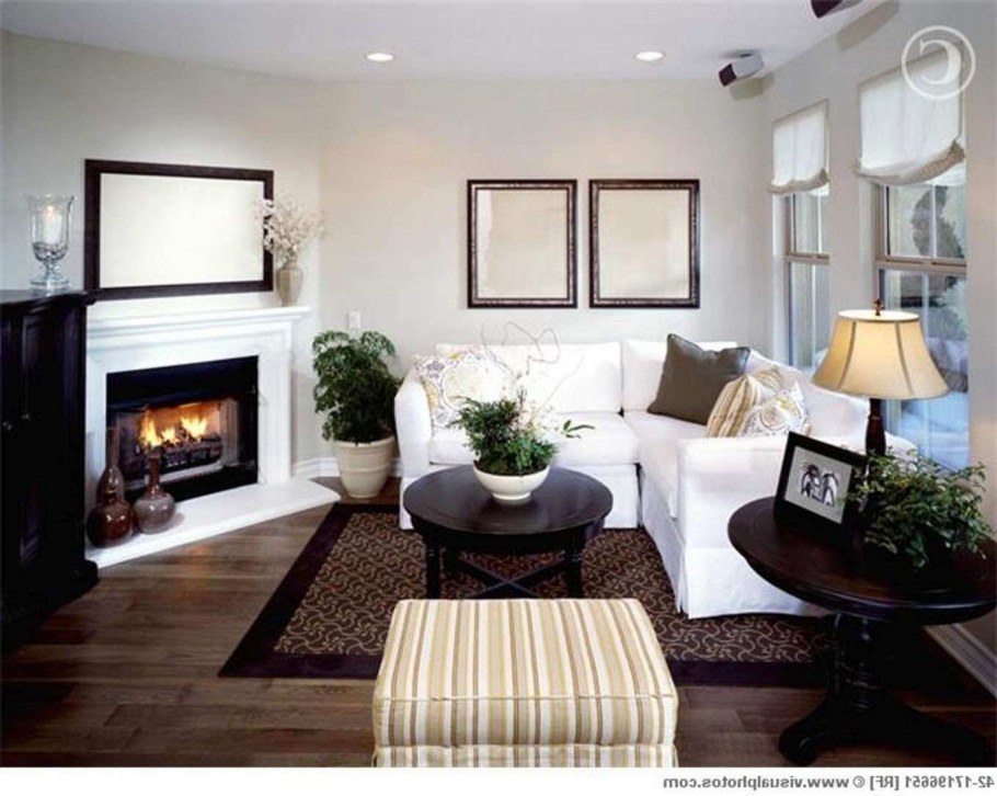 Гостиная с камином