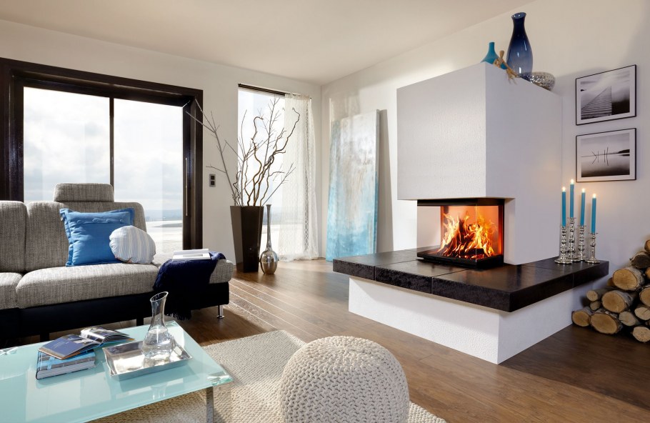 Камин в интерьере