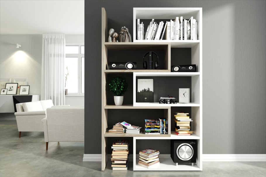Модные книжные стеллажи
