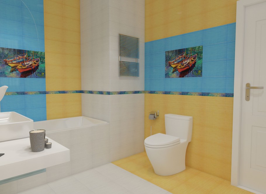 Плитка керамическая Альба Лазурная