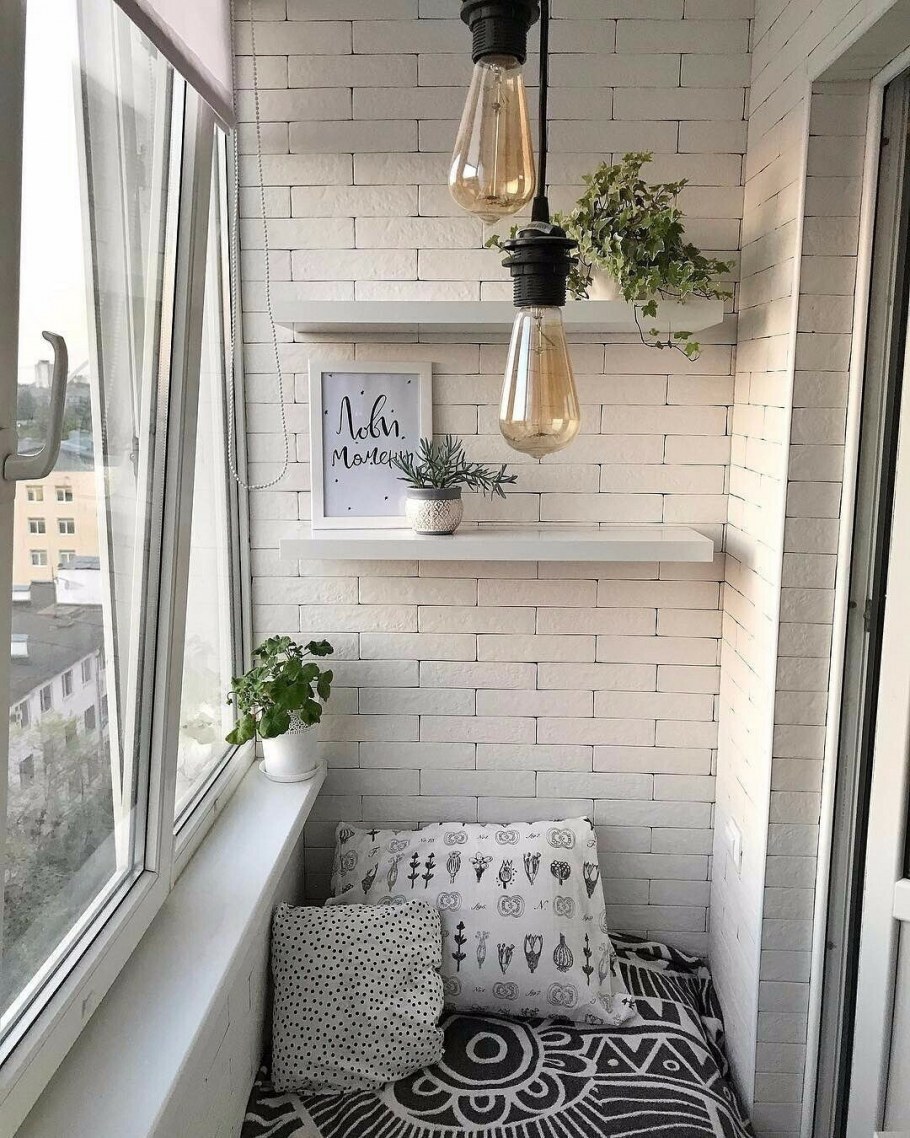 Лоджия в стиле лофт