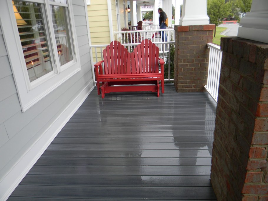 Цвет пола на веранде