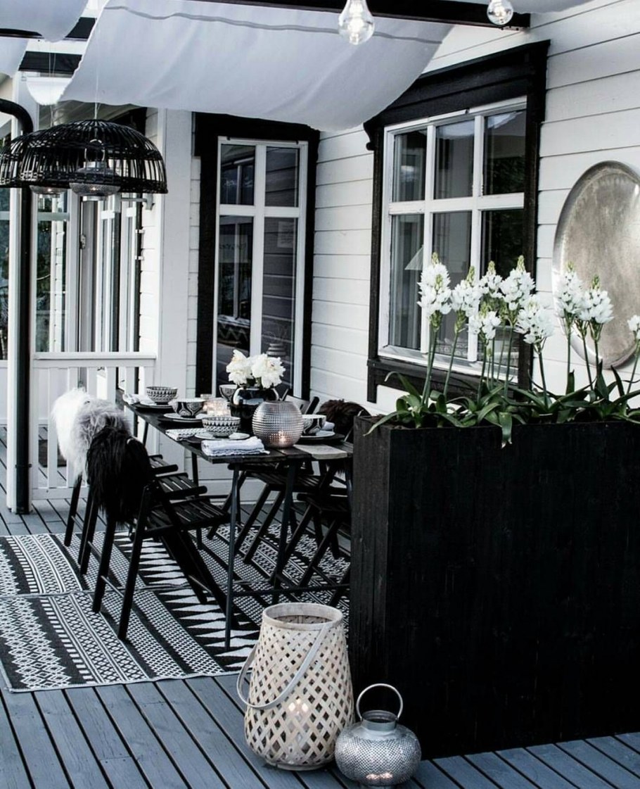 Веранда в скандинавском стиле
