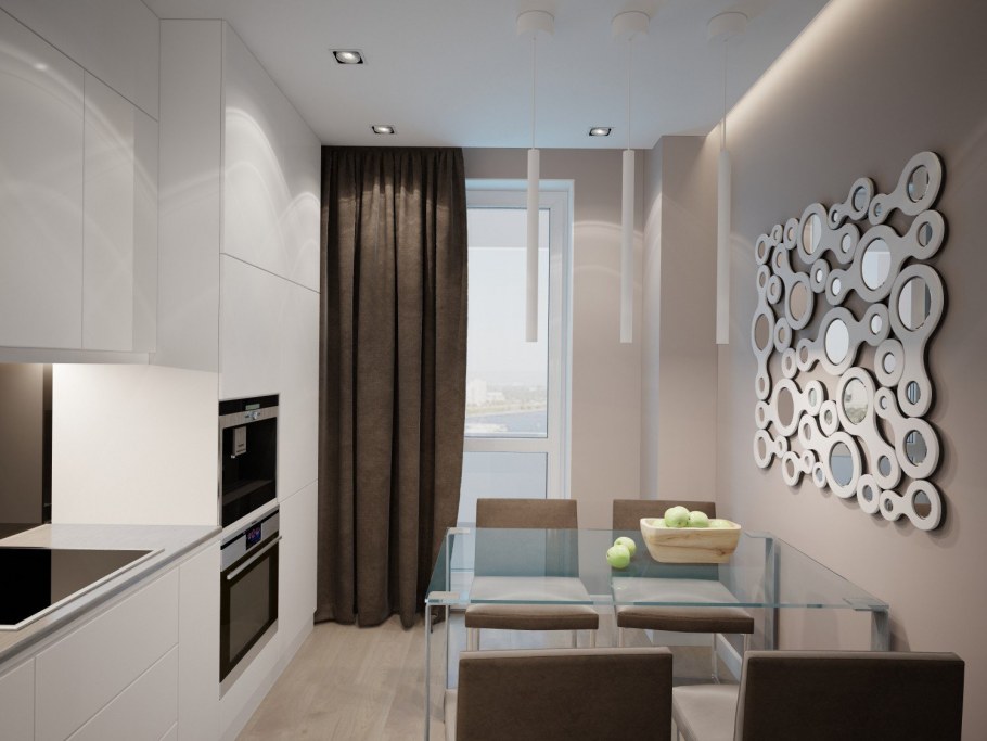 Маленькая кухня в современном стиле