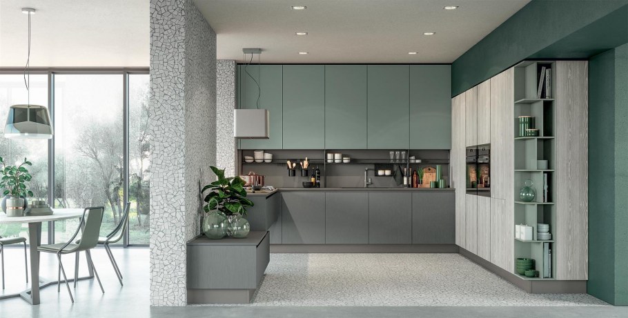 Egger Фьорд зеленый кухня