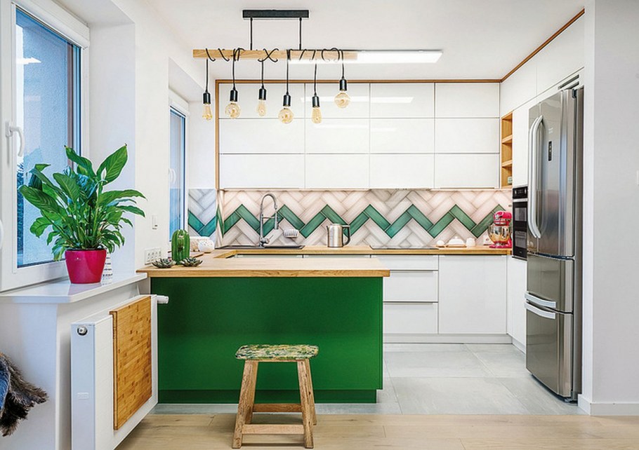 Какой цвет плитки в 2020 году на кухню