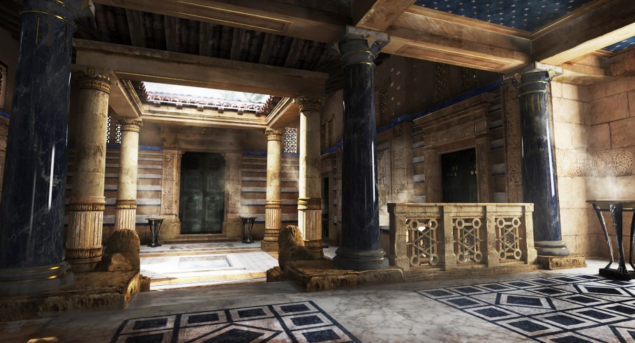 Древний Рим Домус интерьер