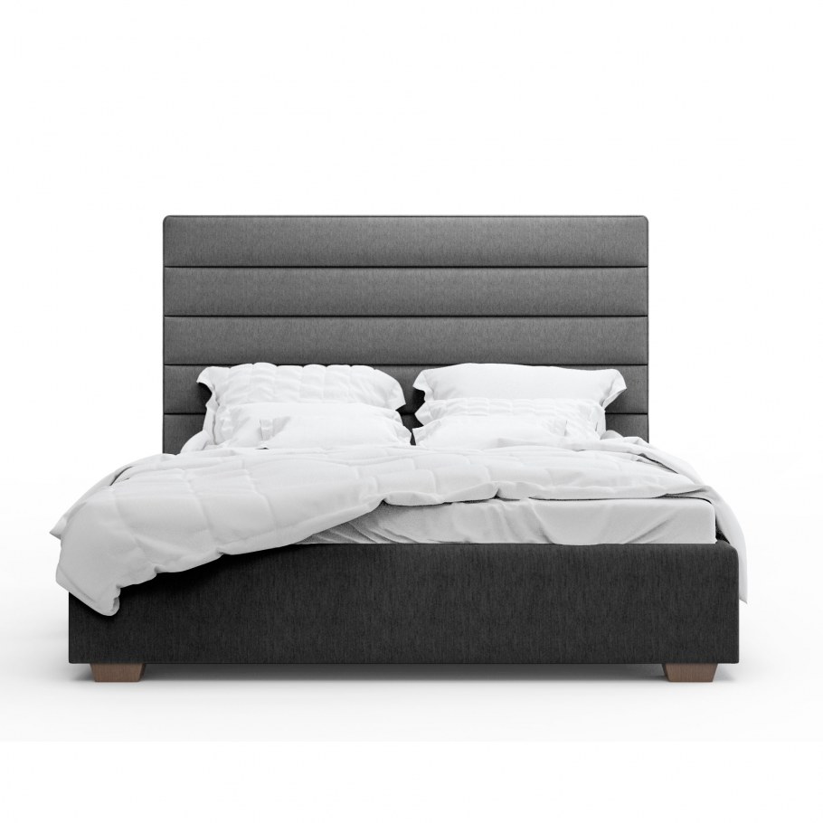 Кровать Trasimeno 180х200 серого цвета