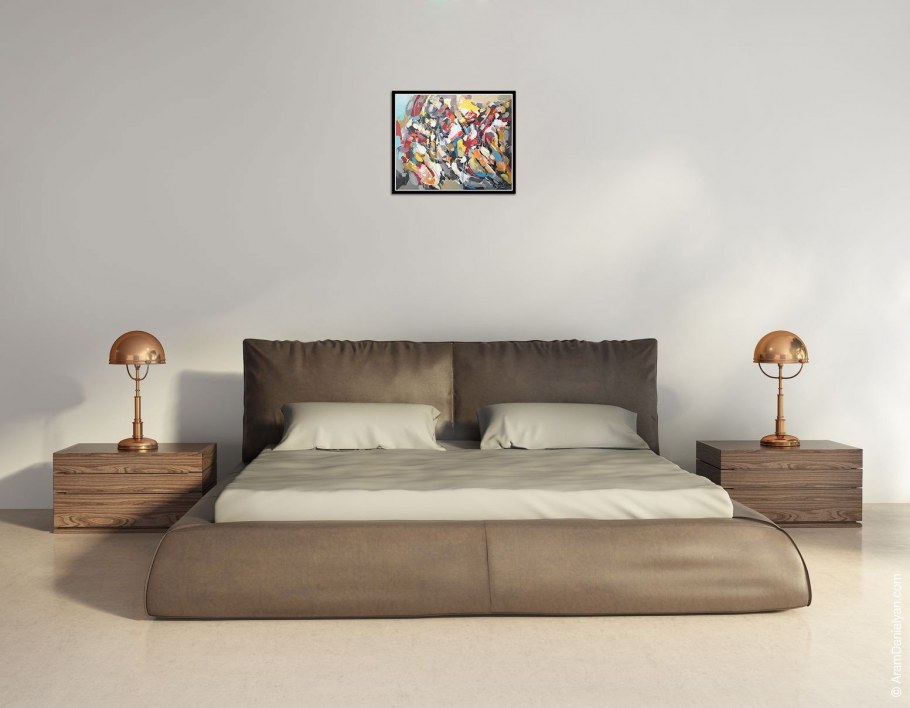 Кровать фронтально