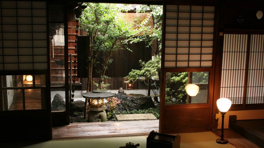 Тясицу чайный домик в Японии