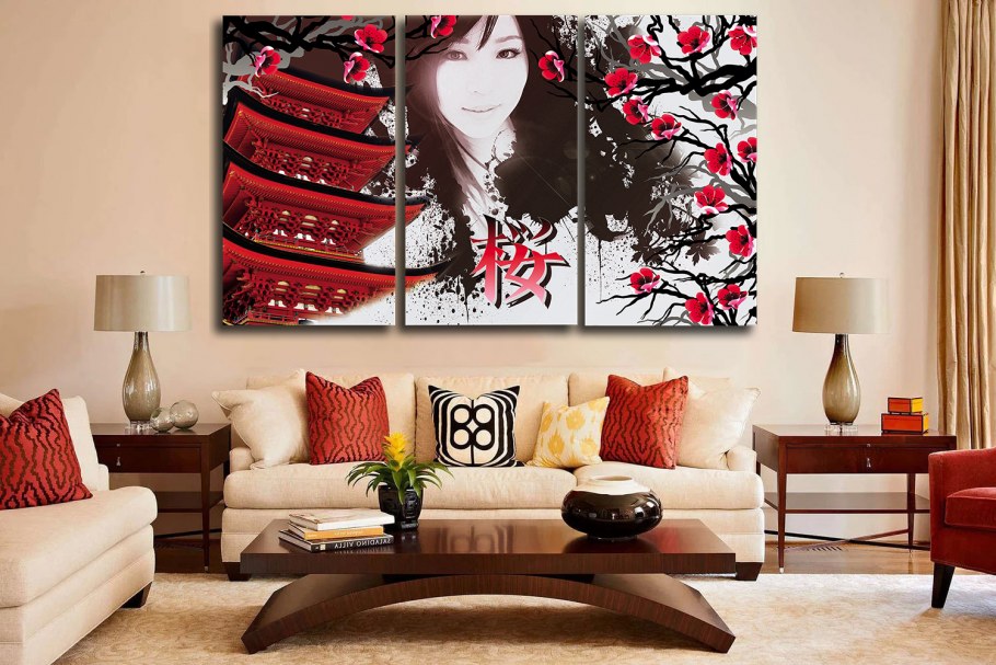 Подоконник в японском стиле