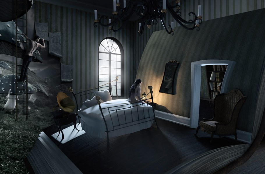 Комната в стиле сюрреализм