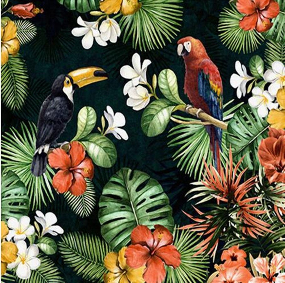 Плитка тропики. Туканы