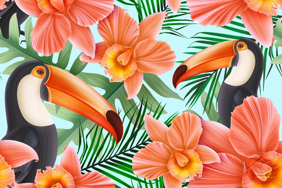 Woodland walk флизелиновые Sanderson 215703