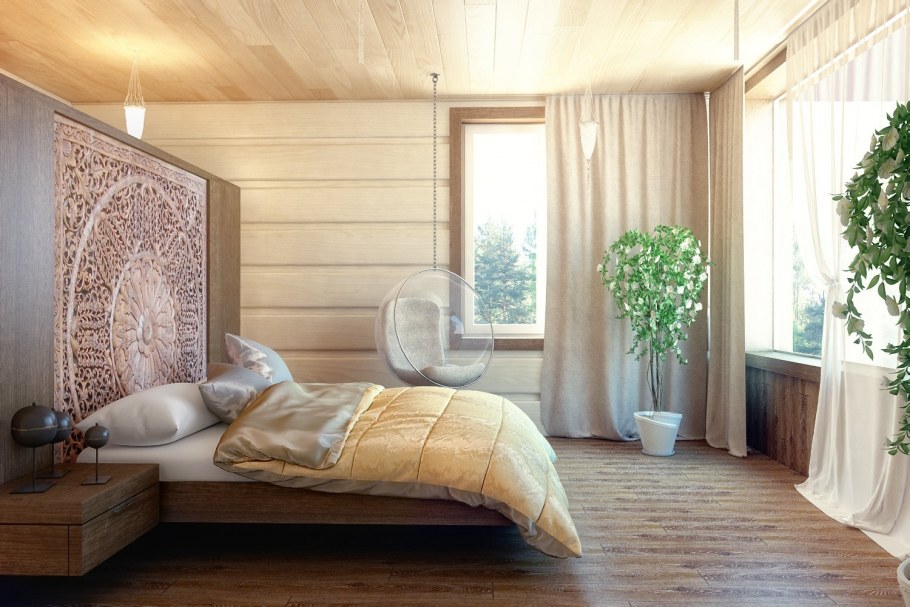 Экостиль в деревянном доме