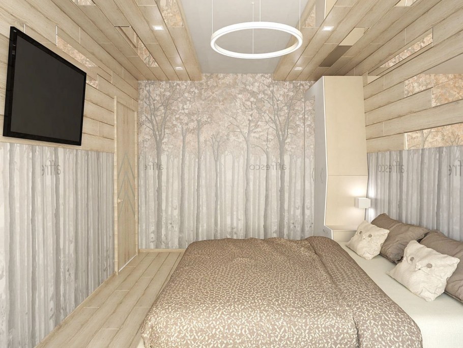 Спальня в экостиле