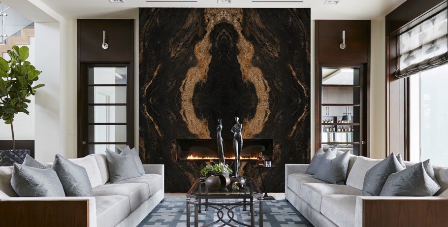 Гостиная комната мрамор