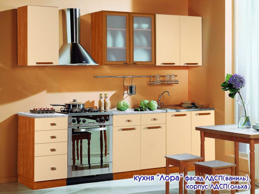 Кухонный шкаф цвет ольха