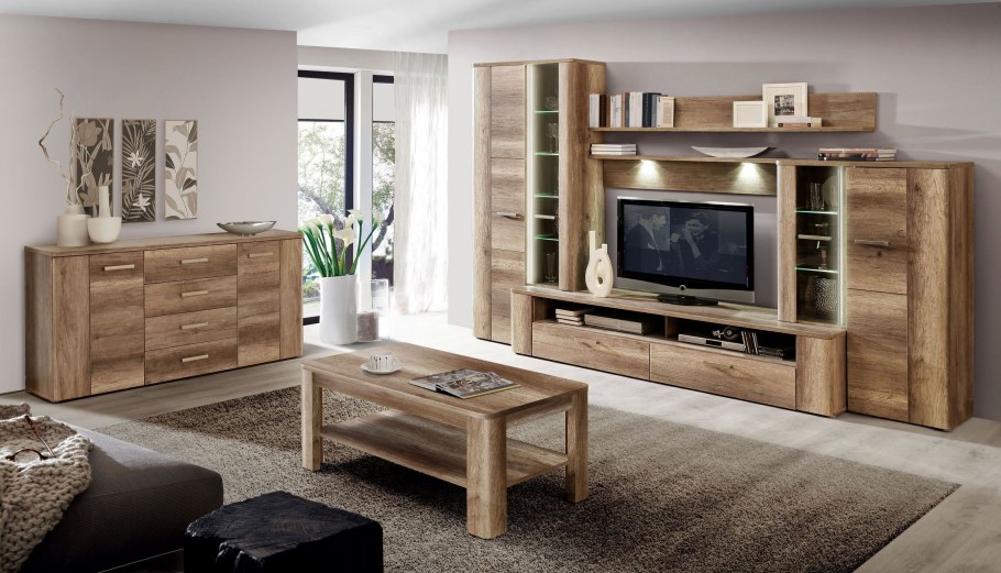 Гостиные из дерева